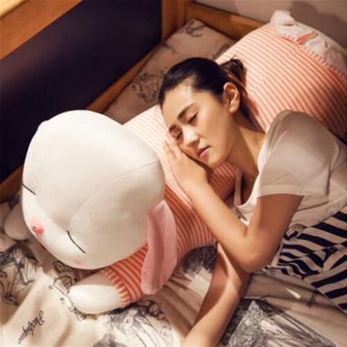 Fancytrader Big Soft Animals Dogs Pillow Doll Stuffed Pop Anime Dog Puppy Toys Pink Brown 120cm 47inch