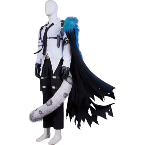 Hot Game Arknights SilverAsh Cosplay Costumes Set Halloween Christmas Costumes for Adults Deguisement for Carnaval