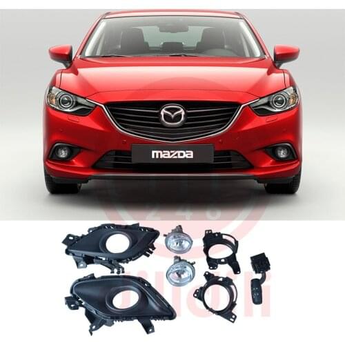 Fog Lights Halogen Lamp Kit for Mazda 6 mazda6 2014 2015 2016