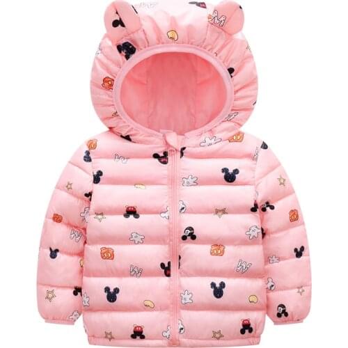 Newborn Winter Autumn Baby Girls Hooded Jacket Coat Rabbit ears Warm Toddler Girls Coats Children Outerwear Boys Kids Jackets
