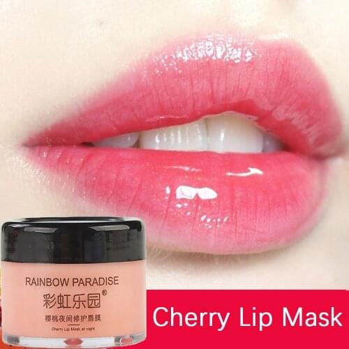 20g Strawberry Berry Lip Sleeping Mask Hygienic Lipstick Moisturizing Repair Lip Balm Makeup Lipgloss Base Lip Tint Care Cream