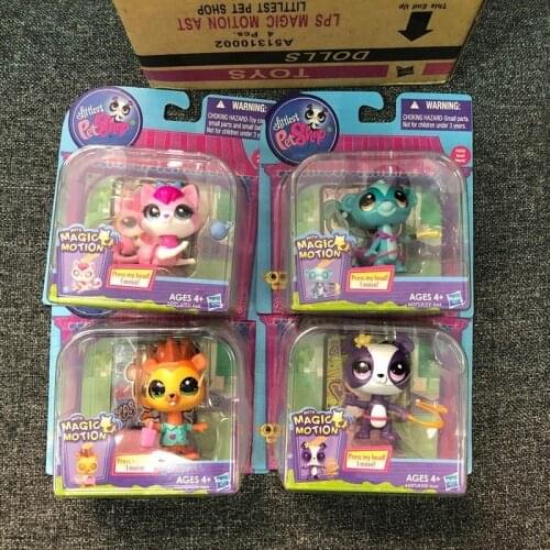 Hasbro Mini LPS Littlest Pet Shop LPS Doll Toys Dog Collection Cute Littlest Sausage Original Animal Figure Kids Christmas Gifts