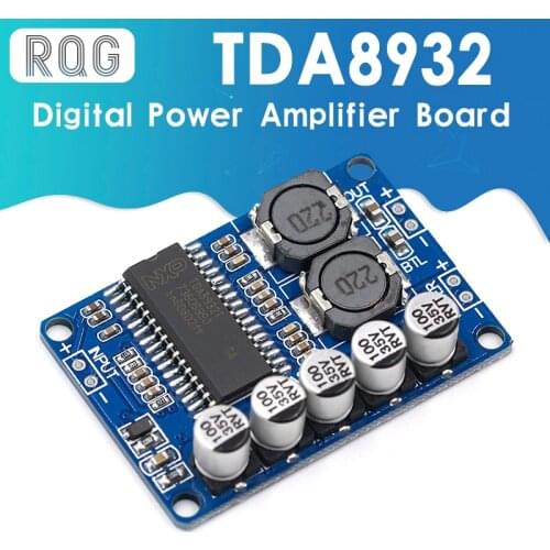 Digital power amplifier board module 35w mono amplifier module High-power TDA8932 low power consumption