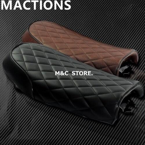 Motorcycle Black Brown Vintage Cafe Racer Seat For Honda CB CL Retro Cafe Racer CB200 CB350 CB400 CB500 CB550 CB750 Retro Saddle