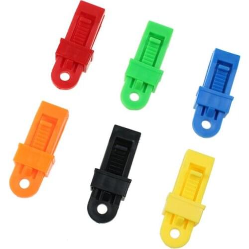 Outdoor Tent Canopy Plastic Clip Wind Rope Plastic Clip Camping Sunshade Plastic Clip Fastener Fixing Clip Tent Accessories New