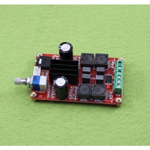 2 * 50W digital power amplifier board TPA3116D 2 two-channel stereo power amplifier board 84 * 51 * 29mm