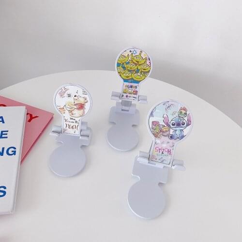 Disney Pooh Bear Stitch Big Eyes Mobile Desktop Stand Smart Phone Stand Suitable for iPhone X 12 Xiaomi All Smart Phone Tablet S