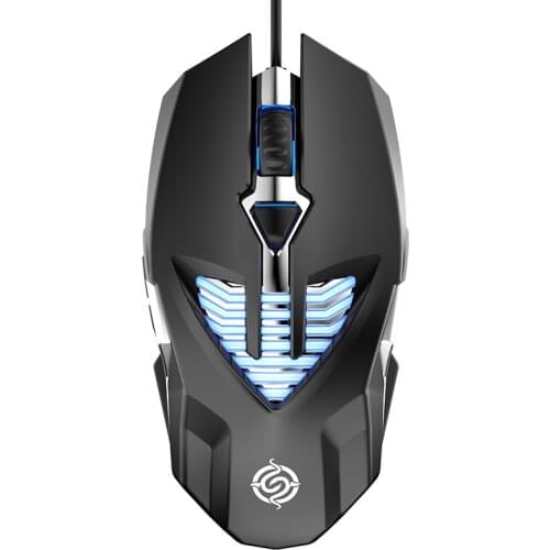 Viper Q1 Professional Competitive Game Mouse 6d Electroplating Metal Water-Cooled Light Effect Macro Programming USB Wired Mouse