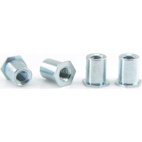 SO-M3.5-3/4/6/8/10/12/14/16/18/20/22/25 Thru-Hole Threaded Standoffs,Carbon Steel,Zinc Plating,In Stock