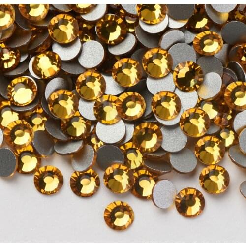 Rhinestones for Nail Art Decorations SS6-SS30 FlatBack Non Hot-Fix Strass Nail Art Rhinestone Stones / Diy Flatback Rhinestones