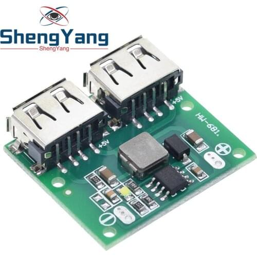 9V 12V 24V to 5V DC-DC Step Down Charger Power Module Dual USB Output Buck Voltage Board 3A Car Charge Charging Regulator 6-26V