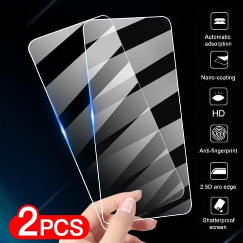 2Pcs 9H Tempered Glass for Samsung Galaxy A10 A20 A30 A40 A50 A60 A70 A80 A90 A11 A21 A31 A51 A41 A51 A71 Screen Protector Glass