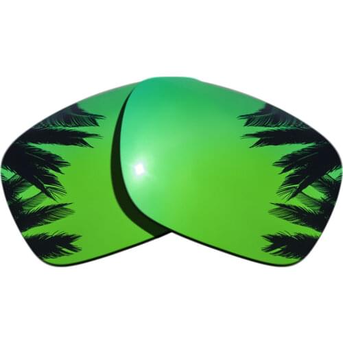 Green Mirrored Polarized Replacement Lenses for Ray-Ban RB4165-54mm Sunglasses Frame 100% UVA & UVB