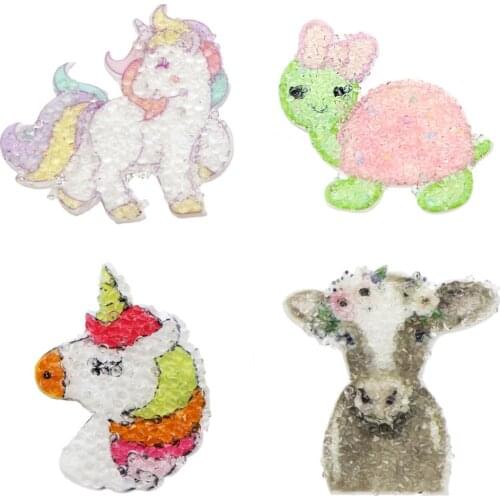 1Pcs Animal Series Full Diamond Acrylic DIY Craft Supplies Cute Girl Hairpin Accessories Ornaments Materials,1Yc18414