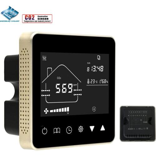2021 NEW CO2 Sensor Air Quality Control for RS485&MODBUS DC 0-10V/AC Temperature and Humidity Detector Ventilation System