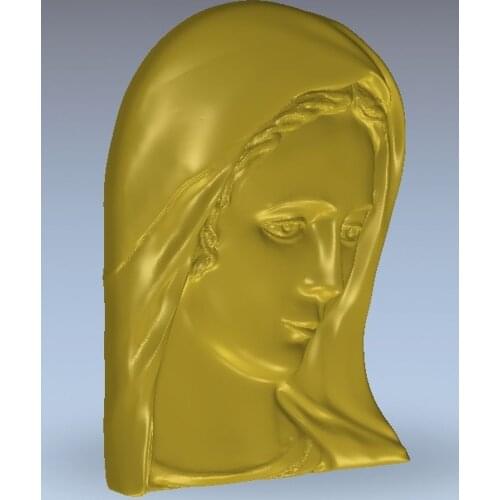 3d model relief for cnc in STL file format Madonna_2