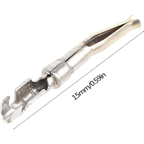 8Pcs Phosphor bronze Cartridge Connector Clips Tubes Gold Plated Pins Q81F