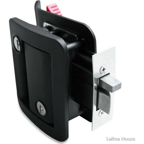 Car Push Lock With Keys RV Caravan Boat Drawer Latch Button Locks R3 Mechanical Door Lock Camper Furniture Hardware Accessories