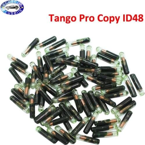 50 PCS, ID48 glass chip Auto Transponder Car Blank Key (After market)-Tango Pro Copy ID48 Chip for VW Skoda Seat for Audi