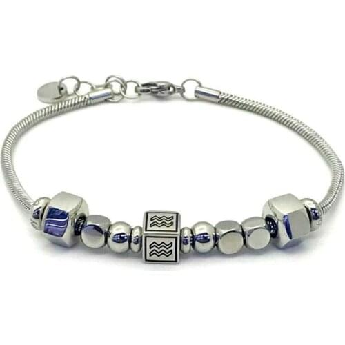 Brosway bracelet men TJMAN Zodiac BTJNS61 cufflinks sectional horoscope