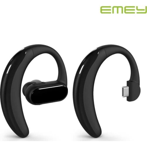 EMEY 911 business bluetooth earphones Handsfree wireless attachable battery long working bluetooth