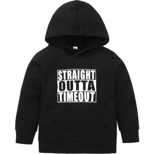 Children Clothing 0-5T Boys Hoodies Kids Sweatshirt Boss Letter Print Girls Sweatshirt Casual Streetwear T-shirts