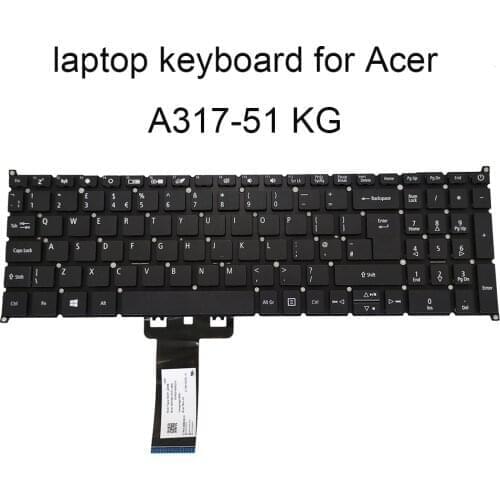 GB British UK Keyboard for Acer Aspire 3 A317-32 52 A317-51 A317-51G A317-51K A317-51KG A715-74G Laptop Keyboard SV5T_A80B New