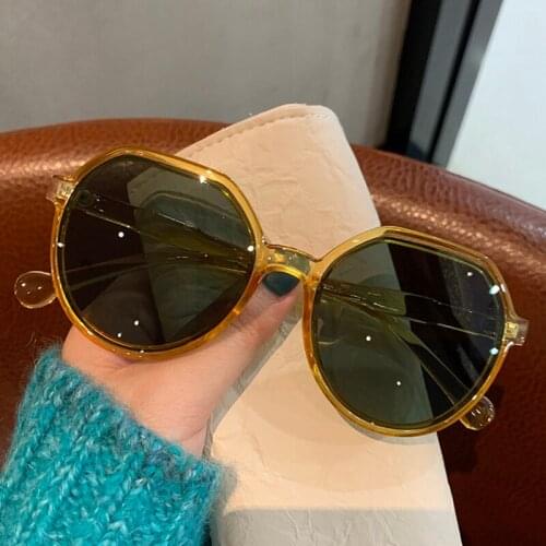 Imwete Summer Unisex Sunglasses Women Irregular Retro Cat Eye Goggles Fashion Eyeprotection Neutral Wind
