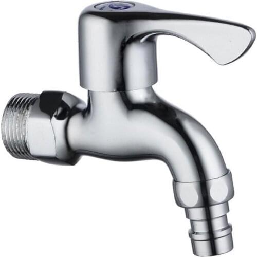 Copper Washing Machine Mop Pool Faucet G1/2 Fast Open Single Cold Faucet