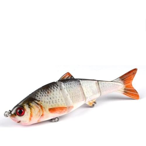 Multi Jointed Swimbait Wobblers 4 Segments Fishing Lures 17.2g 12.7cm Hard Bait Crankbait Fishing Tackle Swimbait Pesca Isca