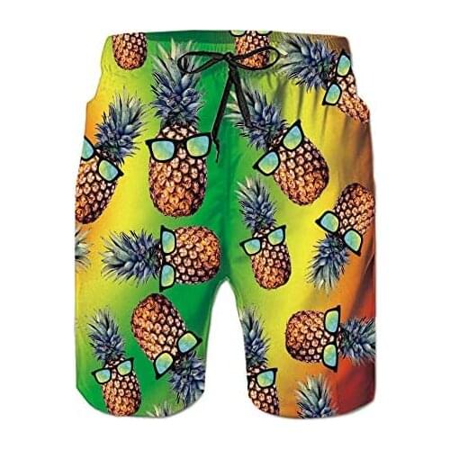 Mens Swim Trunks Quick-Drying Breathable Beach Board Shorts with Mesh Lining Swimwear Bathing Suits