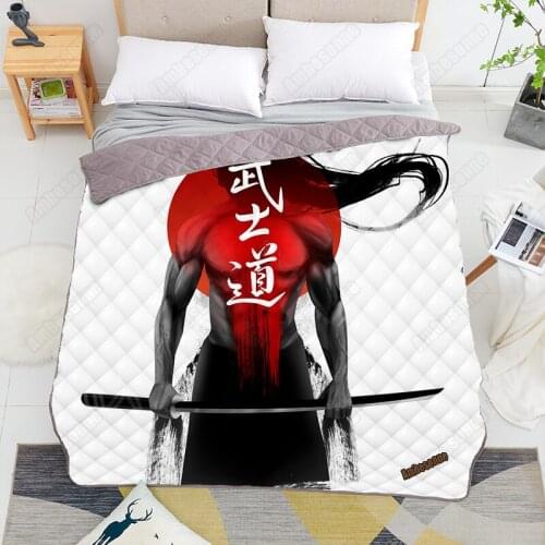 New Arrival Bed New Products Quilt Summer Japanese Microfiber 3D Print All Season Quilt for Bed Soft Warm Quilt Dropshipping