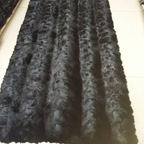 Raw mink fur plate real mink front leg fur blankets