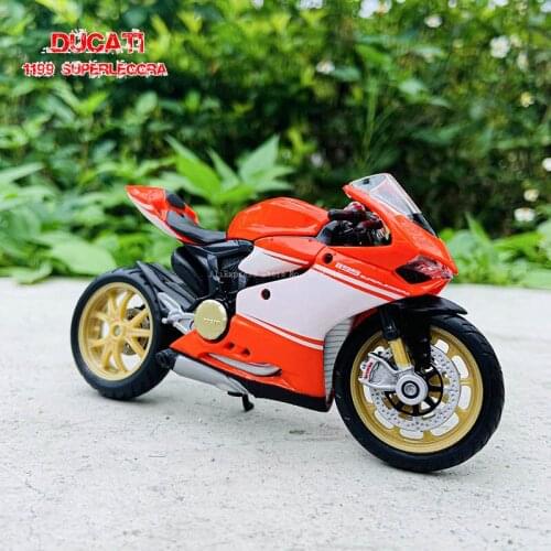 Maisto 1:18 16 styles Ducati 1199 Superleggra original authorized simulation alloy motorcycle model toy car gift collection
