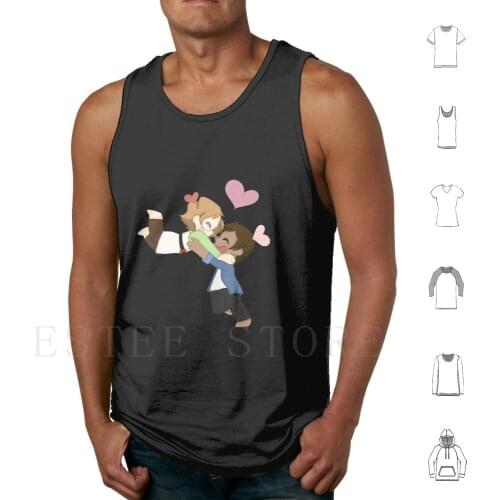 Plance-In Your Arms Again Tank Tops Vest Lance Pidge Voltron Plance Keith Shiro Hunk Voltron Green Lion Blue Lion