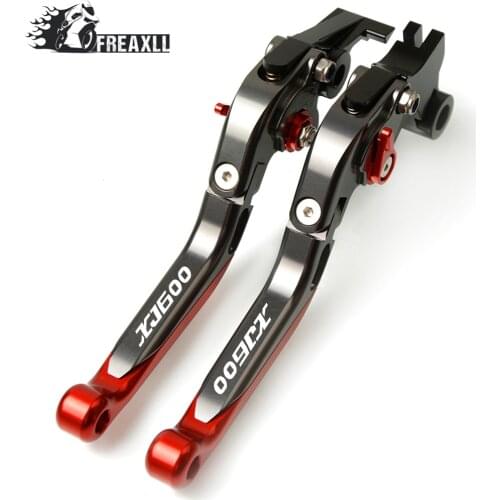 With XJ600 Logo Brake Handle Motorcycle Adjustable Folding Brake Clutch Levers FOR YAMAHA XJ600 1984-1992 1985 1986 1987 1988