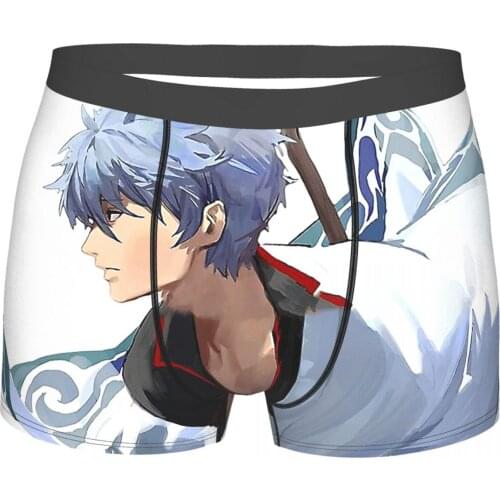 GINTAMA Gintoki Sakata Anime series New Gintoki Sakata Underpants Cotton Panties Male Underwear Ventilate Shorts Boxer Briefs