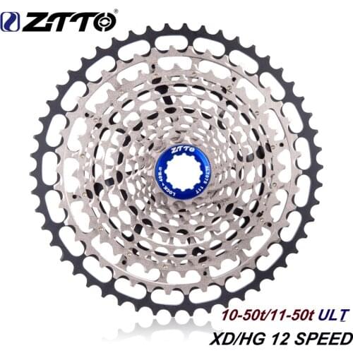 ZTTO Ultimate MTB 12 Speed 10-50T/11-50T Cassette 12v Freewheel 12S K7 Cycling sprocket For XD HG Eagle M9100 xx1Mountain Bike
