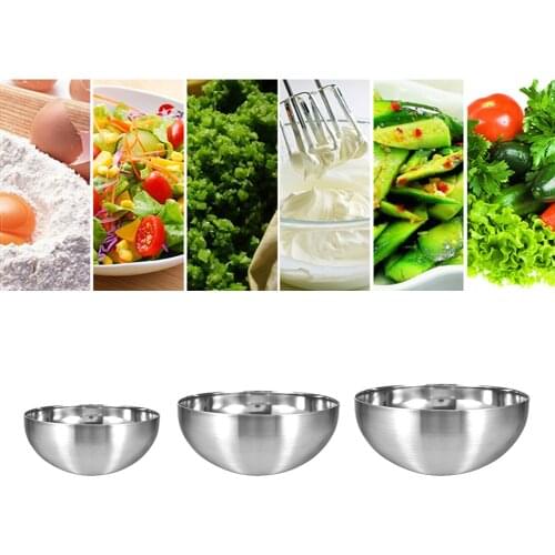 High-grade 304 Stainless Steel Bowl Multi-function Bowl Noodle Bowl Soup Bowl Ice Cream Bowl Salad Bowl Household Tableware