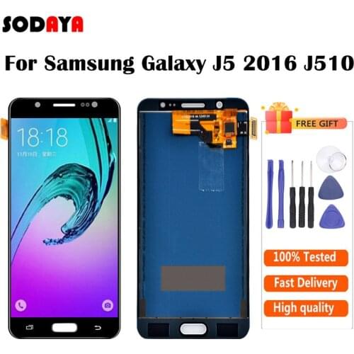 For Samsung Galaxy J5 2016 Display SM-J510F J510FN J510M J510Y J510G J510 LCD Display+Touch Screen Digitizer Assembly