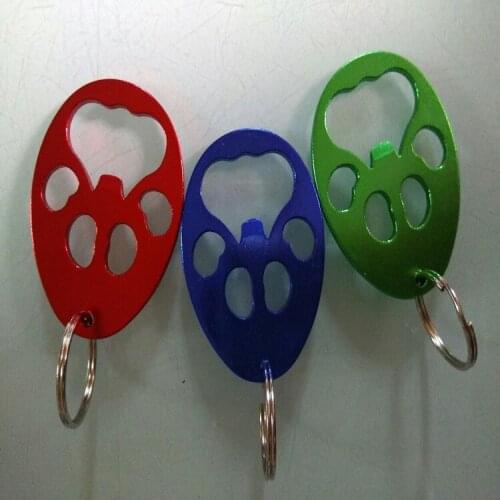 200pcs/lot Fast shipping Wholesale Metal pawprint beer bottle opener cheap bulk bottle opener keychain lin3982