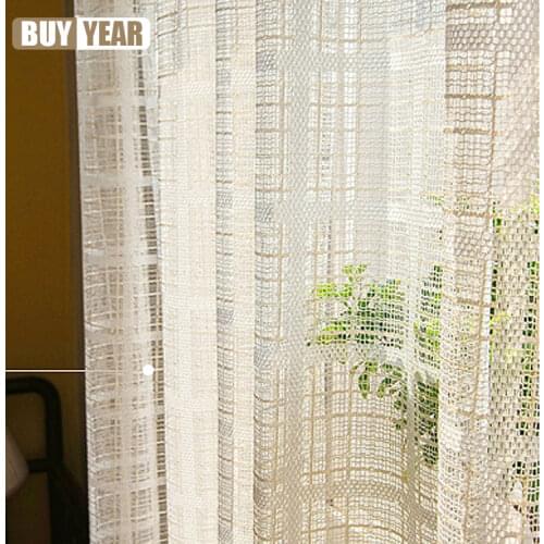 2021 Simple and Modern Style Pastoral Pure Color Tulle for Bedroom Partition Mesh Gauze Living Room Bedroom Balcony Tulle Custom