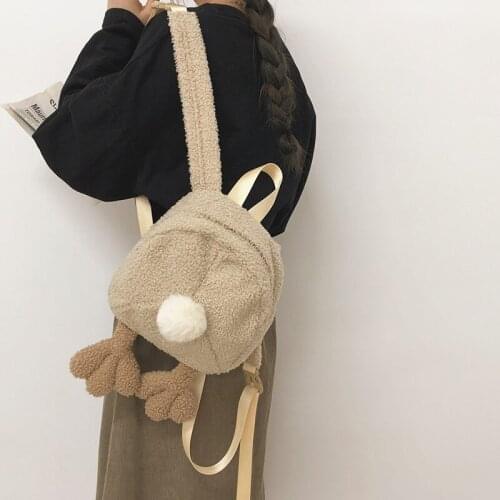 Stuffed Animal Backpack Plush Backpacks Children Baby Girls Kawaii Bag Bags Birthday Gift Bolsa Infantil Kids Backpack BK50BB