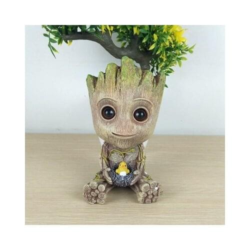 Tree man grates versatile tabletop counter Pen cylinder ashtray counter study craft statues Vintage sculpture Home dies