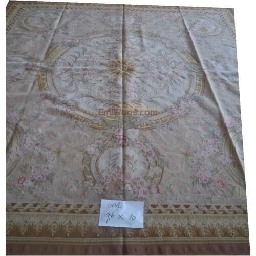 Handmade French Chic The Aubusson Savonnerie, A Handmade French Garden, Is Beautifully Embroidered With Rugs