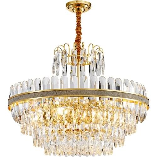 Living Room Lamp 2020 New Light Luxury Crystal Simple Atmosphere Creative Home Warm Bedroom Dining Chandelier