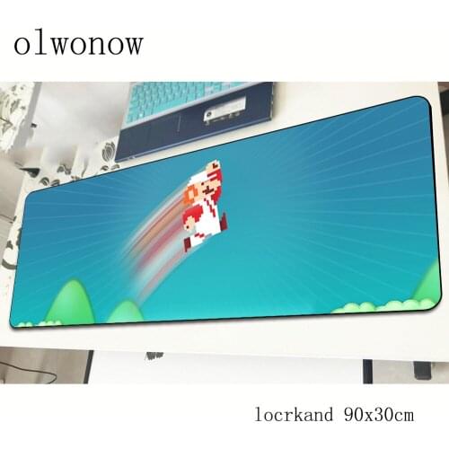 Mario mousepad 900x300x2mm cheapest gaming mouse pad big gamer mat HD print game computer desk padmouse keyboard large play mats