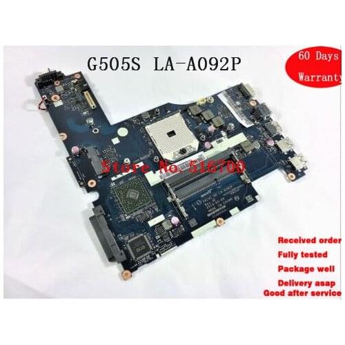Placa-mae para For Lenovo G505S Laptop Motherboard 11S90003237 90003237 VALGC GD LA-A092P Tested Working