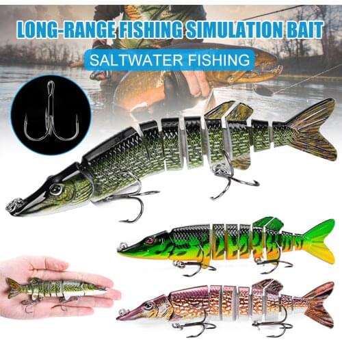 Multi-section Fishing Lure Swimbait Bait Wobblers Fishing Lures for Saltwater and Freshwater