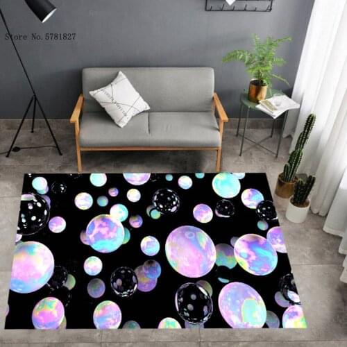 Planet Alpaca Ice Cream Floor Carpet Cartoon Lovely Kawaii Floor Rug For Bedroom Floor Carpet For Children Baby Play Floor Rug